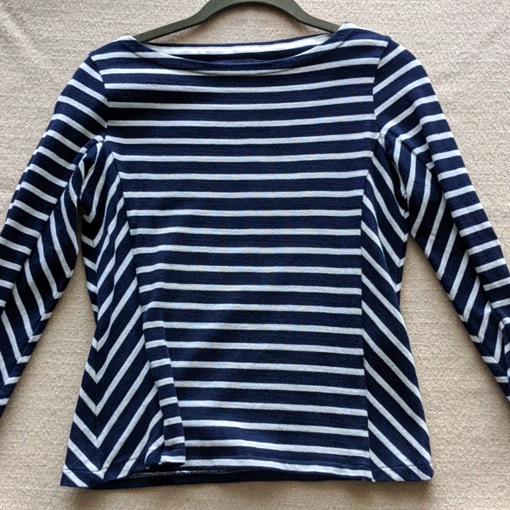 Petit Bateau Women's stripe 3/4 sleeve top